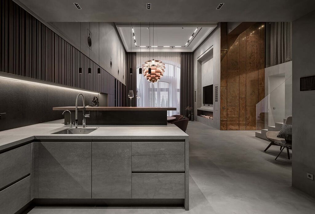 Microcement Kitchens 3 Microcement Kitchens - Microcement Services NSW - 3
