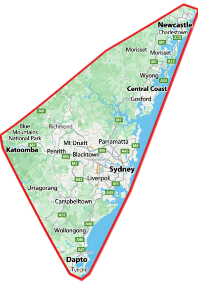 Microcement Services NSW - Areas We Service